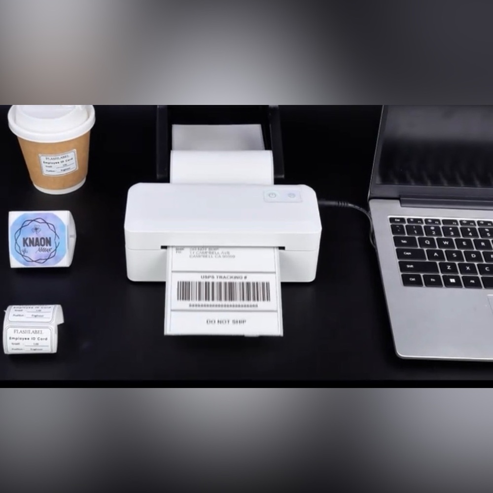 Portable Wireless Thermal Label Printer Compact Desktop Shipping & Mailing 4x6 - Picture 7 of 7